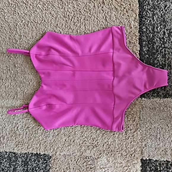 NWOT Woman's Intempo Corset Bodysuit. Adjustable Spaghetti Straps. Sz: XS - Picture 1 of 9